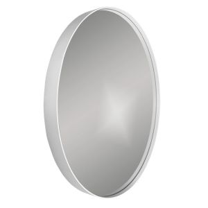 Origins Living City White 800 x 800mm Round Bathroom Mirror