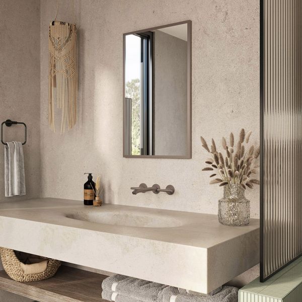 Origins Living Docklands Brushed Bronze Rectangular Mirror 500 x 800mm #5