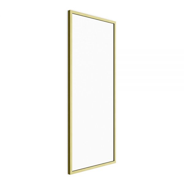 Origins Living Docklands 400 x 1000 Brushed Brass Bathroom Mirror