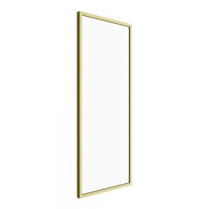 Origins Living Docklands 400 x 1000 Brushed Brass Bathroom Mirror