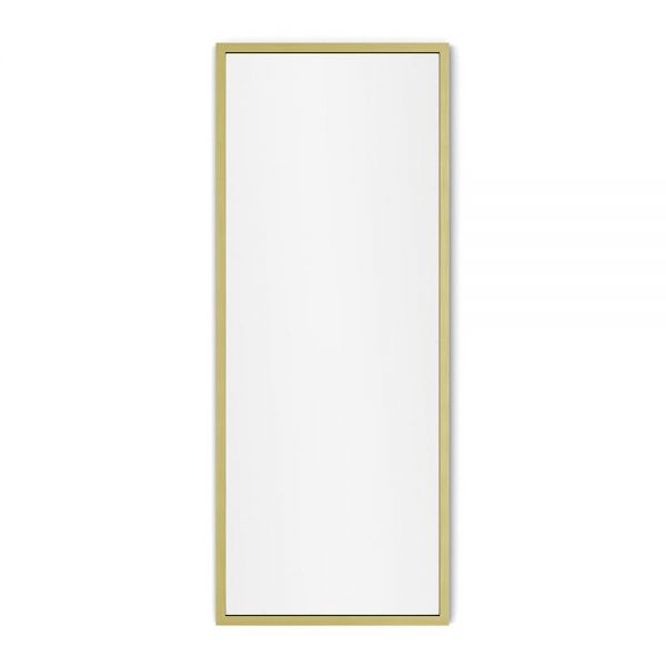 Origins Living Docklands 400 x 1000 Brushed Brass Bathroom Mirror #2