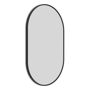 Origins Living Docklands Black 500 x 800mm Capsule Bathroom Mirror