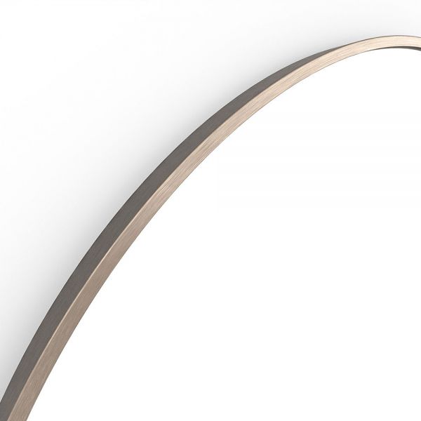 Origins Living Docklands Brushed Bronze Round Mirror 800 x 800mm #3