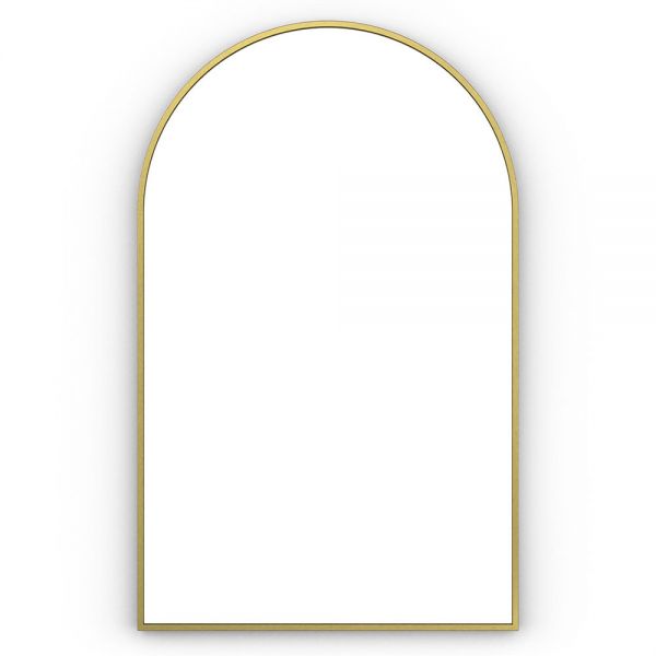 Origins Living Docklands Brushed Brass Arch Mirror 500 x 800mm #2