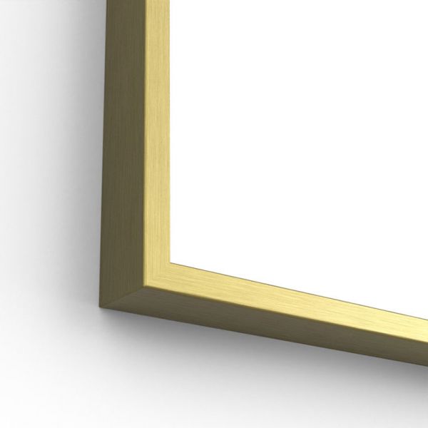 Origins Living Docklands Brushed Brass Arch Mirror 500 x 800mm #4
