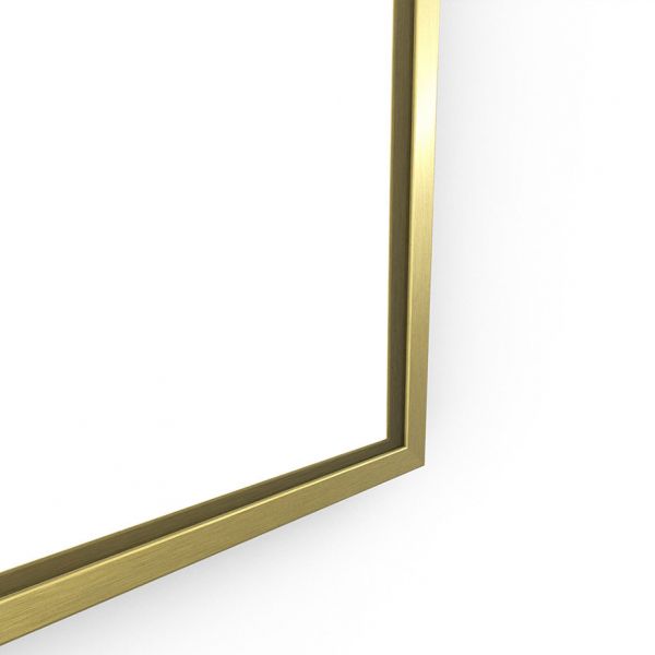 Origins Living Docklands Brushed Brass Arch Mirror 500 x 800mm #5