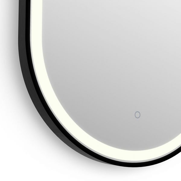 Origins Living Lomax Light Capsule Brushed Black LED Bathroom Mirror 400 x 800mm #3