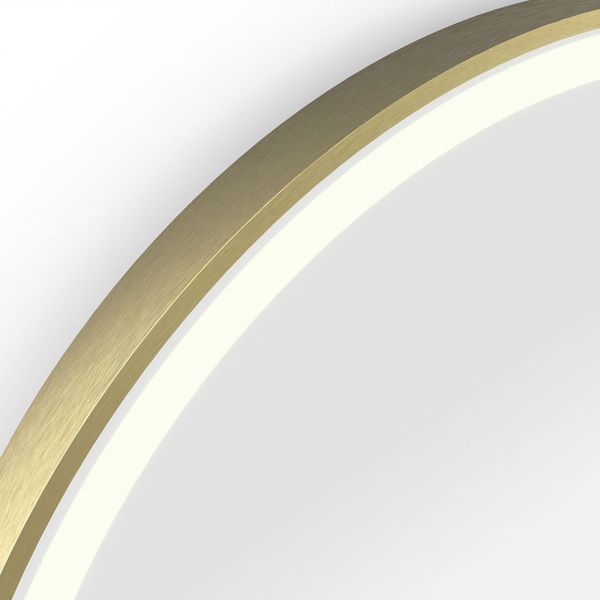 Origins Living Lomax Light Capsule Brushed Brass LED Bathroom Mirror 500 x 1000mm #3