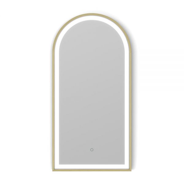 Origins Living Lomax Light Arch Brushed Brass LED Bathroom Mirror 400 x 800mm #2