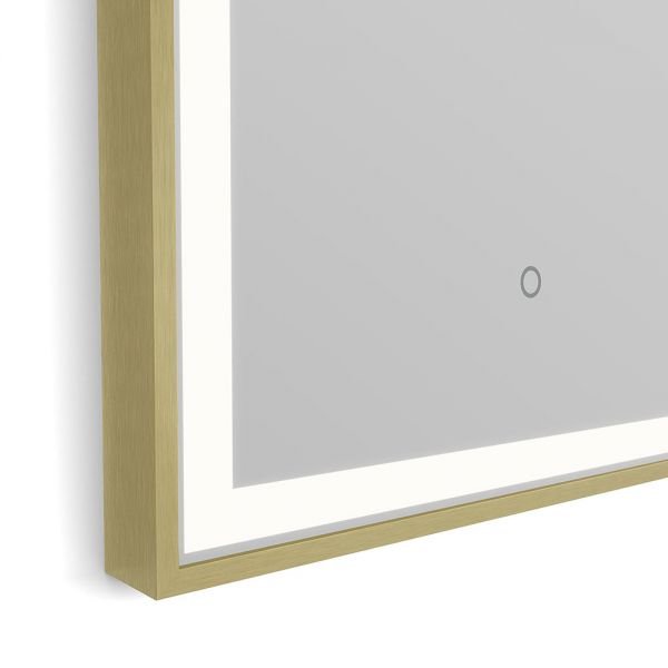Origins Living Lomax Light Arch Brushed Brass LED Bathroom Mirror 400 x 800mm #4