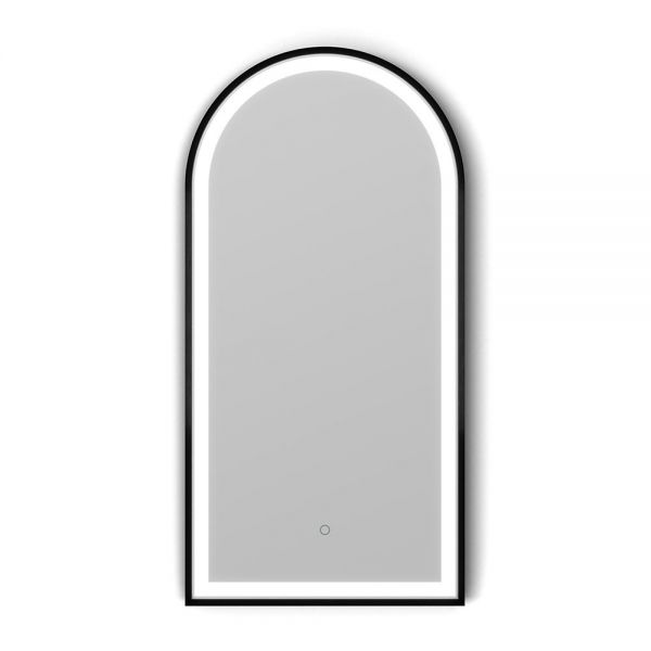 Origins Living Lomax Light Arch Brushed Black LED Bathroom Mirror 400 x 800mm #2