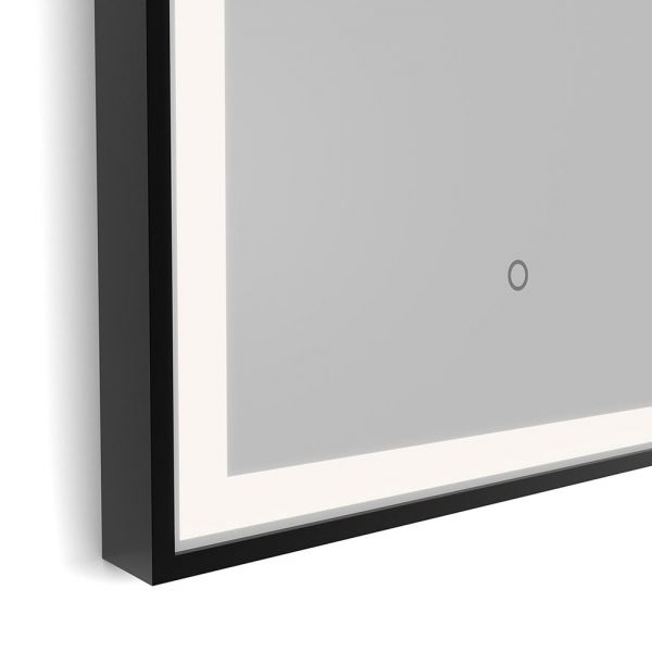 Origins Living Lomax Light Arch Brushed Black LED Bathroom Mirror 400 x 800mm #4