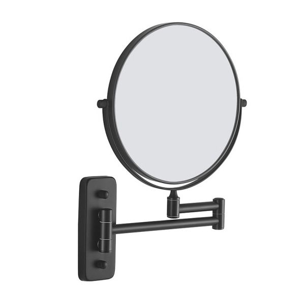 Origins Living Mason Black 200 x 200 Magnifying Bathroom Mirror