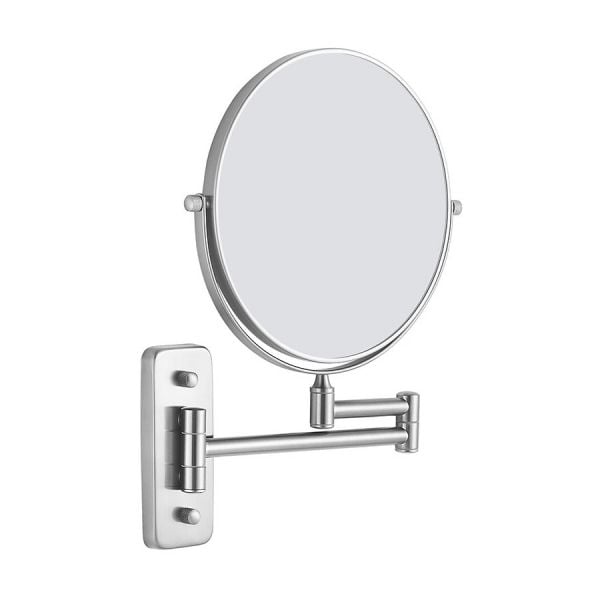 Origins Living Mason Brushed Nickel 200 x 200 Magnifying Bathroom Mirror