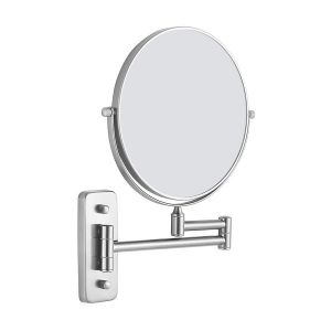 Origins Living Mason Brushed Nickel 200 x 200 Magnifying Bathroom Mirror