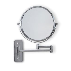 Origins Living Mason 200 x 200 Chrome 5x Magnifying Bathroom Mirror