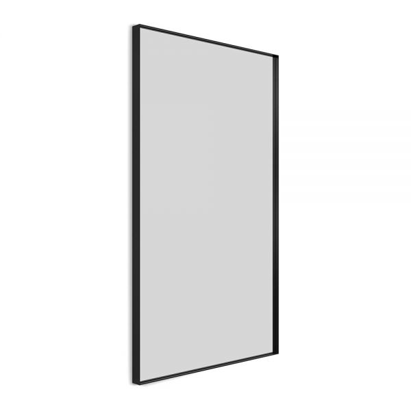 Origins Living Newington Black 1200 x 700mm Rectangular Bathroom Mirror