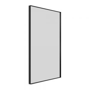 Origins Living Newington Black 1200 x 700mm Rectangular Bathroom Mirror