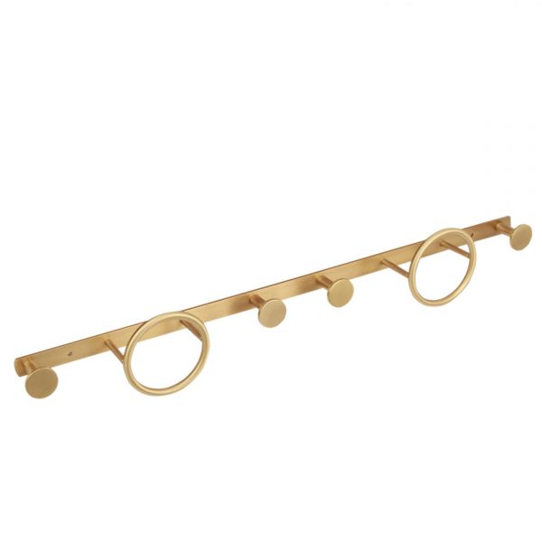 Origins Living Oakley Brushed Brass Multi Robe Hook