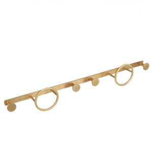 Origins Living Oakley Brushed Brass Multi Robe Hook