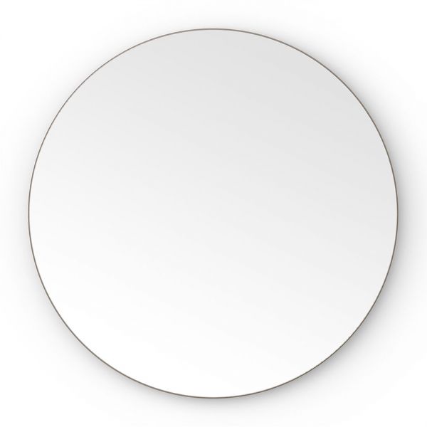 Origins Living Oslo Round 600 x 600 Brushed Bronze Bathroom Mirror #2