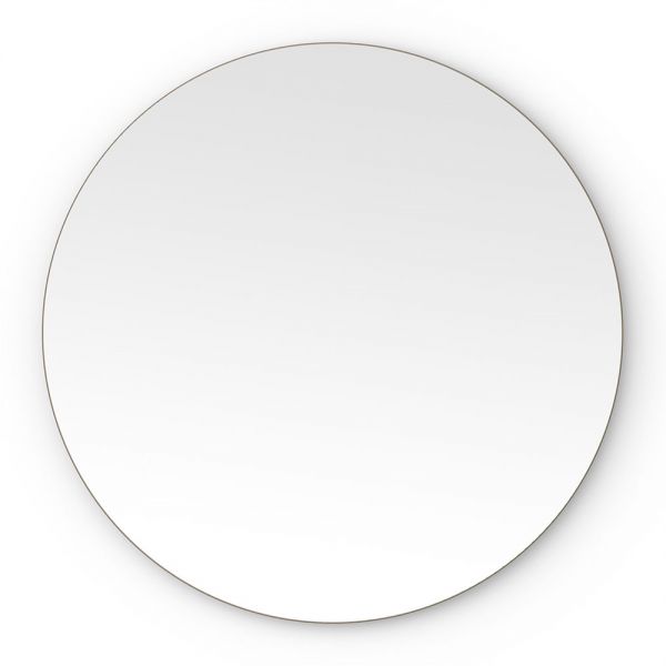 Origins Living Oslo Round 800 x 800 Brushed Bronze Bathroom Mirror #2