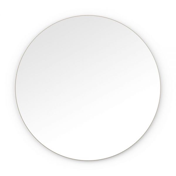 Origins Living Oslo Round 1000 x 1000 Brushed Bronze Bathroom Mirror #2