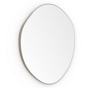 Origins Living Oslo Organic 600 x 580 Brushed Bronze Bathroom Mirror