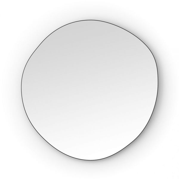 Origins Living Oslo Organic 800 x 773 Matt Black Bathroom Mirror #2