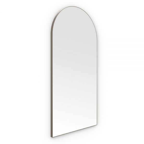 Origins Living Oslo Arch 500 x 1000 Brushed Bronze Bathroom Mirror