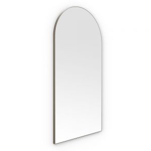 Origins Living Oslo Arch 500 x 1000 Brushed Bronze Bathroom Mirror