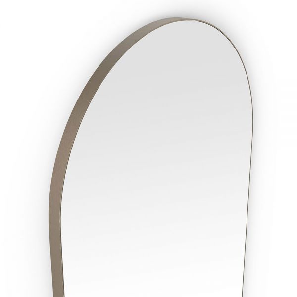 Origins Living Oslo Arch 500 x 1400 Brushed Bronze Bathroom Mirror #4