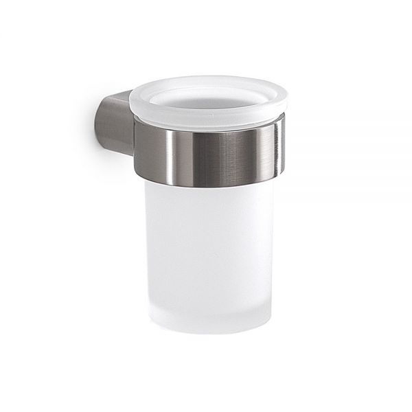 Gedy Pirenei Brushed Nickel Tumbler Holder