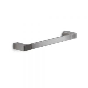 Gedy Pirenei Brushed Nickel Wall Mounted Towel Rail 350mm