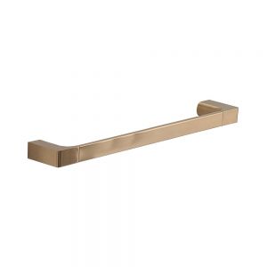 Gedy Pirenei Brushed Gold Wall Mounted Towel Rail 600mm