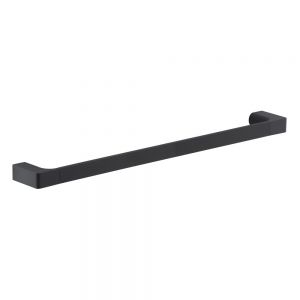 Gedy Pirenei Black 600 Wall Mounted Towel Rail