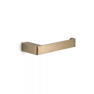 Gedy Pirenei Brushed Gold Open Toilet Roll Holder