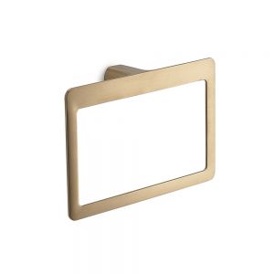 Gedy Pirenei Brushed Gold Towel Ring