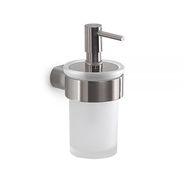 Gedy Pirenei Brushed Nickel Wall Mounted Soap Dispenser