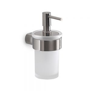 Gedy Pirenei Brushed Nickel Wall Mounted Soap Dispenser