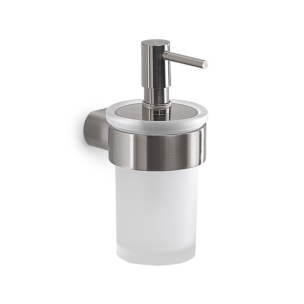 Gedy Pirenei Brushed Nickel Wall Mounted Soap Dispenser