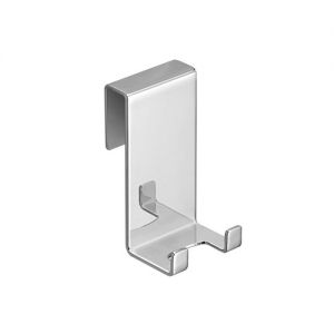 Gedy Chrome Over Bath Screen Double Robe Hook