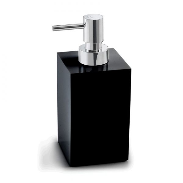 Gedy Sofia Matt Black Freestanding Soap Dispenser
