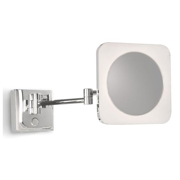 Origins Living Sloane Chrome 205 x 205mm Square Bathroom Mirror