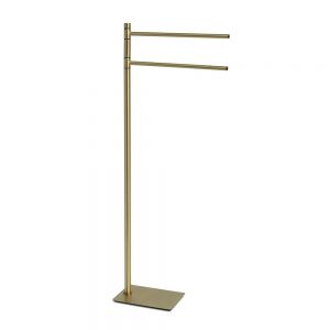 Gedy Trilly Brushed Brass Towel Stand