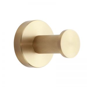 Origins Living Turner Brushed Brass Single Robe Hook