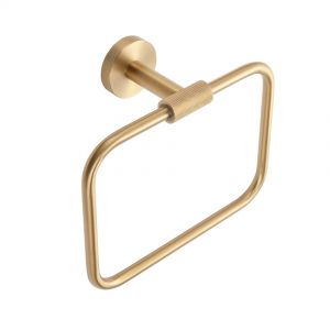 Origins Living Turner Brushed Brass Towel Ring