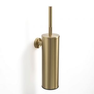 Origins Living Turner Brushed Brass Wall Mounted Toilet Brush Set
