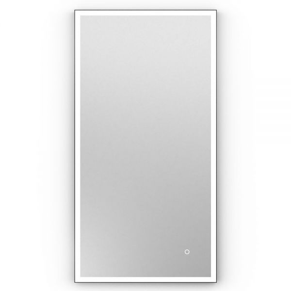 Origins Living Tate Light Black Rectangular Mirror 400 x 800mm #2