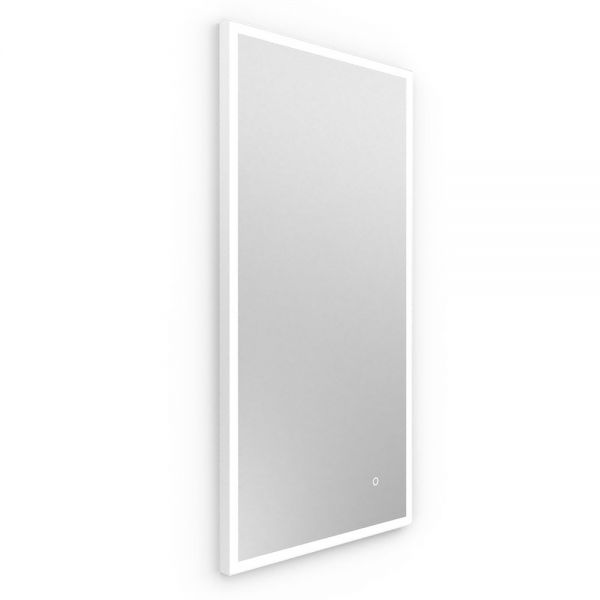 Origins Living Tate Light White Rectangular LED Mirror 400 x 800mm
